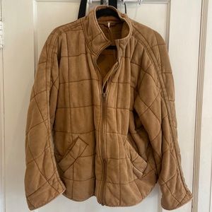 Free People Dolman Quilted Knit Jacket